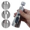 Grifo de extracción de cocina al por mayor transfronterizo, boquilla a prueba de salpicaduras, universal para el hogar, presurizado, tercera velocidad, chorro de lavado, burbujeador
