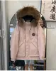 Parka de Trabalho Jaqueta de Penas para Mulheres, Comprimento Médio, Novo Modelo 2026, para Tamanhos Petite, com Gola Grande de Pelo, Acolchoada, Caimento Solto, Casaco de Casal para Inverno