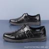 Fabricante de Zapatos Casuales del Sudeste Asiático, Sandalias de Exportación Transpirables Versátiles para Hombre con Suela Suave Cómodas de Caña Baja, Zapatos de Piel Perforada