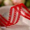 Cinta Coreana de Malla Hueca Cinturón DIY Collar Collar Pulsera Accesorios para el Cabello Cinta con Borde Ondulado Cinta de Hilo de Nieve