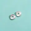 Prata 925 Prata Lisa Acessórios Listrado Escovado Espaçador Onda d'Água Espaçador Assimétrico DIY Pulseira de Cristal Contas Espaçadoras
