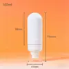 Frasco Dosador de Loção Transparente 80/100/120ml, Frasco Invertido de Plástico PET para Perfume, Frasco de Spray Fixador de Maquiagem em Estoque