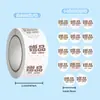 500 adesivos/rolo, brinde grátis, adesivos de vedação estilo ins, adesivos decorativos para copos de água de carro, planners, fita para crianças, atacado