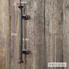Manijas de puerta de hierro fundido estilo retro europeo antiguo, decoraciones para puertas de gabinetes de puertas de madera de patio exterior, manijas y pestillos de hierro forjado