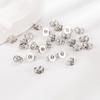 Weihua fábrica mayoreo aretes plateados tapones para los oídos accesorios tapones para los oídos aretes joyería Lote Mixto 100 pares/bolsa
