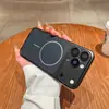 Funda original electrochapada mate adecuada para iPhone 18 Pro Max, se transforma instantáneamente en 18 con ventana de pantalla grande, funda de teléfono Apple 17 rígida anti-caídas