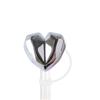 Tapa Metálica Galvanizada para Popote Serie Diamante Rosa Tapón de Polvo Diámetro 10mm Hebilla Decorativa Creativa para Vaso de Agua Tapa de Silicona