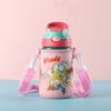 Funda de taza de dibujos animados engrosada, aislante térmico, material de buceo anti-escaldaduras, funda de taza, aislamiento de olla para niños, funda protectora para taza de agua cruzada, funda para botella