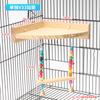 Juguete para Loro Marco de Escalada Piel de Tigre Peonía Cacatúa Columpio Plataforma Puente Colgante Pista de Salto para Pájaros Accesorios para Jaula de Pájaros