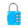 Candado de combinación de tres posiciones, cerradura de combinación de aleación de zinc, candado de tamaño pequeño, armario de almacenamiento para dormitorio de gimnasio, multicolor opcional
