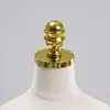 Accesorios para Modelos de Ropa Infantil Cubierta para Cabeza Modelo Dorado Plateado Cubierta Plana Alambre Metálico Infantil Bolsa para Cabeza Tela Cabeza