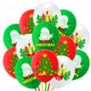 Traje de globos de látex de Navidad Decoración de Navidad Globo de Feliz Navidad Traje de Navidad