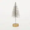 Mini Árvore de Natal Enfeites de Mesa DIY Decorações de Agulhas de Pinheiro Cedro Cena de Janela de Natal Adereços de Decoração de Atmosfera