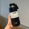 TYESO taza gran capacidad hervidor deportes al aire libre hombres y mujeres portátil acero inoxidable 304 frío y caliente taza de fácil extracción
