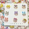 Joyería de arte de uñas de Año Nuevo con danza del león, marea nacional luminosa, accesorios de arte de uñas para bebés con dragón, joyería de dibujos animados con arte de uñas lindo