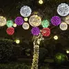 Luces LED de bola de vid colgantes para árbol exterior impermeables iluminación de calle luces intermitentes guirnalda Navidad Festival de Primavera luces decorativas de vacaciones