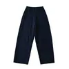 Calças Banana Afuniladas de Cintura Estreita Curvas Estilo Preguiçoso Grossas Casuais Soltas com Cordão Calça de Moletom Cinza