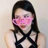 Gafas Brillantes de Celebridad de Internet Transfronterizas para Discoteca, Fiestas de Cumpleaños, Bares, Conciertos, Accesorios para Animación, Suministros para Vendedores Ambulantes