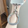 Cable de Teléfono Cadena para Teléfono Móvil Cordón de Cristal Correa de Muñeca Cordón Corto Correa de Teléfono Europea Antirrobo Cordón Elástico para Exteriores