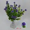 Ramo Artificial de Eucalipto de 5 Puntas Transfronterizo con Mango de Flor Flor Artificial de Amazon Decoración para el Hogar Fabricante de Flores Lote Directo Mango de Flor