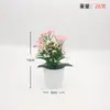 Mini Bonsai Artificial Transfronteiriço Plástico Mosquitinho Planta Verde em Vaso Decoração de Casa Enfeites de Mesa Carro Flores Artificiais