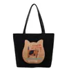 Casual Vintage Work Commuter Bag Feminino Grande Capacidade 2024 Nova Chegada Elegante All-Match Bolsa de Ombro Texturística Tote Bag