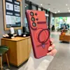 Adecuado para Samsung S26Ultra, tacto de piel, disipación de calor, funda de teléfono transpirable con soporte magnético, protector de lente y cubierta anticaídas