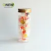 Pote de armazenamento de garrafa PET de 370ml garrafa plástica garrafa plástica grau alimentício pote para embalagem de doces frutas secas garrafa transparente