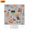 Pegatinas Decorativas Temáticas de Halloween Transfronterizas para Bares, Cafeterías, Calcomanías para Ventanas de Cristal y Pegatinas para Jardín de Infancia