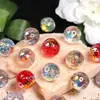 Cuentas de Luna Asimétricas con Galvanizado UV Cuentas de Cielo Estrellado de Colores Transparentes Cuentas para Cadena de Teléfono Móvil DIY Accesorios de Joyería para Bolígrafos