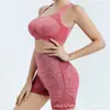Comercio Exterior Transfronterizo Chaleco Deportivo de Fitness para Mujer Cintura Alta Levanta Glúteos Moldeador de Cuerpo Trasero de Durazno Traje Deportivo de Yoga