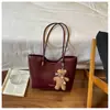 Bolsa Casual Simple de Gran Capacidad para el Trabajo al por Mayor para Mujer Nueva Moda Bolso Tote de Trabajo Versátil para el Hombro