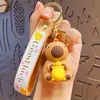Novo Pingente Chaveiro Série Tartaruga Capivara Desenho Animado Mochila Carro Pingente Chaveiro Presente Atacado