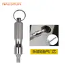 Llavero llave para núcleo de válvula llave de válvula de neumático de coche herramienta de desmontaje y reparación de liberación de aire de núcleo de válvula de acero inoxidable