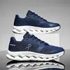 Sapatos masculinos transfronteiriços 2026 novo modelo, tênis de corrida respiráveis e leves em fly-knit resistentes ao desgaste, tênis esportivos de corrida para estudantes com sola grossa e amortecimento