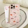 Cobertura Completa Dibujos Animados Animalitos Pequeños Aplicable a Funda de Teléfono Apple 17PROMAX Linda Adorable iPhone18 Funda Protectora 15