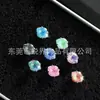 Tachuelas de Titanio Aleación ASTM-F136, Tachuelas para Cartílago Auricular, Zirconia de Grado 5A Ojo de Ángel, Cabezal de Repuesto para Joyería de Titanio para Piercing