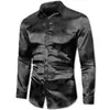 Europa Transfronteriza Comercio Exterior 2026 Nuevo Estilo Casual Versátil Moda Tendencia Retro Serie Camisa de Manga Larga para Hombre