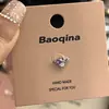 Control Morado Jardín Qimeng Clavo para Hueso del Oído Acero de Titanio Médico Serie Morada Agujero del Oído Clavo para Oreja Pendientes con Rosca de Fondo Plano