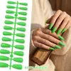 Europeu e Americano Popular Transfronteiriço Fosco Sólido Cor Gelo-Transparente Alto Padrão Trapezoidal Nail Art Unhas Usáveis Pontas de Unhas Postiças Acessórios