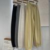 Pantalones Harlan de estilo cálido de invierno, con forro polar, gruesos y a la moda, para mujer, holgados, informales, deportivos, deportivos