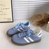 Zapatillas de Entrenamiento Alemanas Retro de Nicho Estilo Hong Kong para Mujer, Nuevas Populares de Verano 2026 Zapatos Blancos, Zapatillas Casuales Versátiles y Transpirables