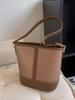Bolsa Pequeña 2026 Nueva Moda Bolso de Hombro de Lona Bolso Casual para Mujer Versátil Bolsa para el Trabajo y el Trayecto Bolso Cubo