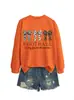 Fútbol es mi favorito Amazon Wish sitio independiente moda casual versátil sudadera para mujer