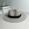 Sombrero de Paja Panama para Hombres y Mujeres, Sombrero de Sol de Verano para la Playa, Cubre Rostro, Protección UV, Sombrero de Copa Jazz, Sombrero de Playa