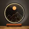 Estante de Exhibición para Licores Anillo de Lámpara Adornos Base de Madera Maciza Estatuas de Buda DIY Colocación de Cosméticos Accesorios para el Hogar Compañero de Mano Gundam