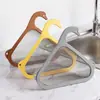 Cesta de Drenaje Triangular de Cisne Lavabo Separación Húmeda y Seca Pantalla de Filtro Multifuncional Lavabo para Lavar Verduras de Cocina Cesta de Filtro de Salvado para Lavar Arroz