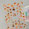 Adesivos Originais Ursinho Mirtilo para Nail Art 5D Embossados Tridimensionais Boneca Ursinho Sobremesa Adesivos DIY para Unhas Estilo Aa