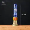 Pedra Lapidada de Cristal Natural Transfronteiriça Coluna de Cristal Árvore da Vida Sino Criativo Sino de Mão Adorno de Decoração de Adereço de Halloween