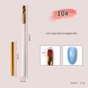 Pluma Japonesa para Uñas Pincel para Uñas Varilla de Madera Pluma de Dibujo a Color Pluma para Dibujo de Líneas Forma de Abanico Degradado Viñeta Francesa Herramienta Pincel para Fototerapia